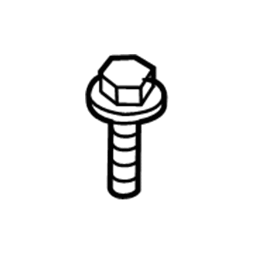 Mopar 6505814AA Screw 6505814AA Mopar Screw Illustration 1 of 1