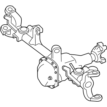 68088917AB Mopar Service Front Axle Illustration 1 of 1