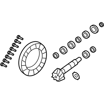 68017175AB Mopar Ring And Pinion Gear Kit Illustration 1 of 1