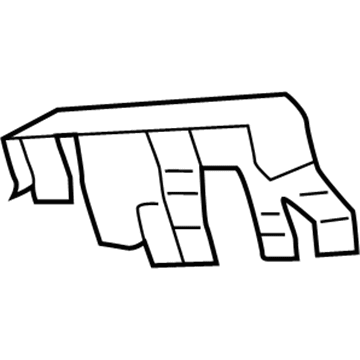 4760696AB Mopar Bracket-Amplifier Illustration 1 of 1