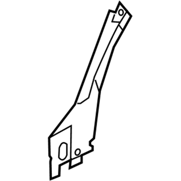 5160003AB Mopar Panel-Quarter Inner Lower Front Illustration 1 of 1