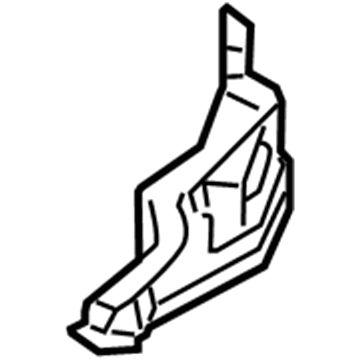 Mopar 5074085AA Quarter Inner Reinforcement 5074085AA Mopar Quarter Inner Reinforcement Illustration 1 of 1