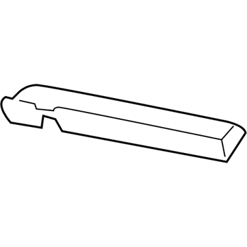 5067664AE Mopar WEATHERSTRIP-Rear Quarter Window Illustration 1 of 1