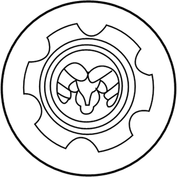 Dodge Ram 2500 Wheel Cover - 52106283AB