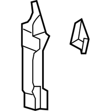 55360721AA Mopar Tail lamp Mounting Panel Illustration 1 of 1