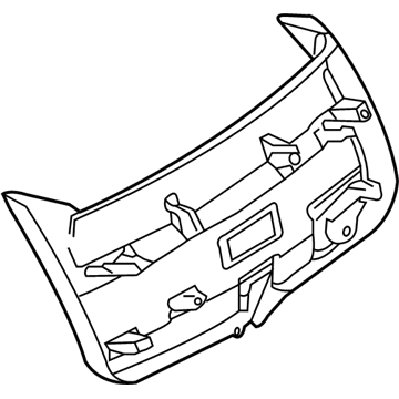 UM74BD1AI Mopar Liftgate Panel Illustration 1 of 1