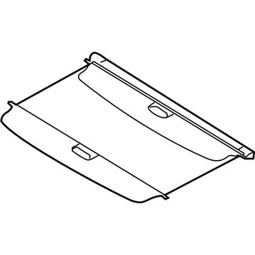 XD30XDBAC Mopar Cargo Compartment Cover Illustration 1 of 1