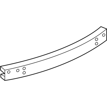 5303703AC Mopar Rear Bumper Reinforcement Illustration 1 of 1