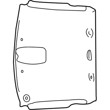 1FL04BD1AA Mopar Headliner Illustration 1 of 1