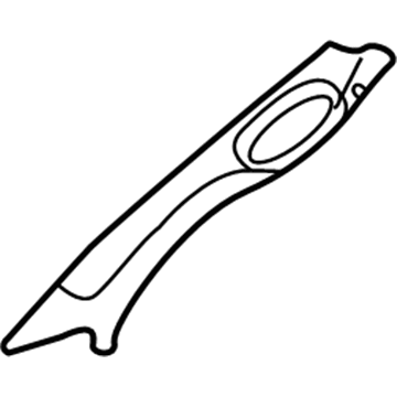 5GR28TL2AE Mopar A Pillar Trim Panel Illustration 1 of 1
