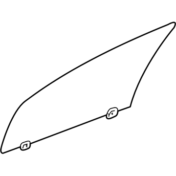 4814612AI Mopar Front Door Glass Illustration 1 of 1