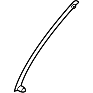 4878306AF Mopar Front Door Glass Channel Illustration 1 of 1