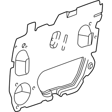 5027192AG Mopar Front Door Shield Illustration 1 of 1