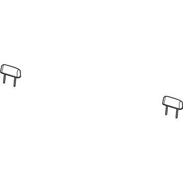 6CN031X9AB Mopar Second Row Headrest Illustration 1 of 1