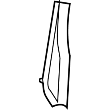 Mopar 1SQ91DX9AC Instrument Panel End Cap End 1SQ91DX9AC Mopar Instrument Panel End Cap End Illustration 1 of 1