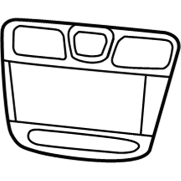 Mopar 1XX451X8AB Bezel-Instrument Panel 1XX451X8AB Mopar Bezel-Instrument Panel Illustration 1 of 1