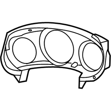 1SQ941X9AB Mopar Instrument Cluster Bezel Illustration 1 of 1