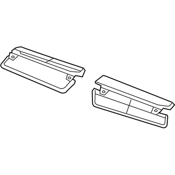 68026790AA Mopar Visor Illustration 1 of 1