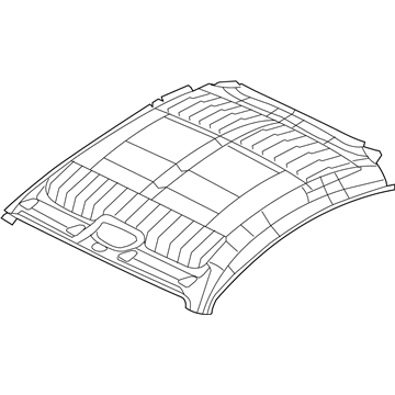 1BS39BD1AA Mopar HEADLINER-Windshield Illustration 1 of 1