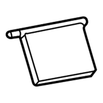 5012712AA Mopar Door-Air Inlet Illustration 1 of 1