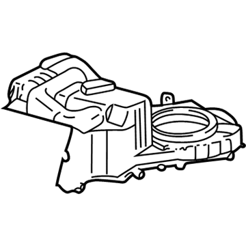 5012715AD Mopar Housing-A/C And Heater Upper Illustration 1 of 1
