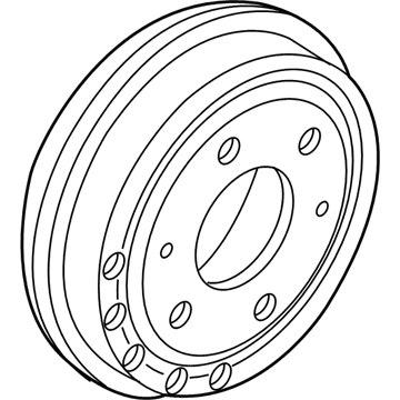 Ram Brake Drum - 68317238AA