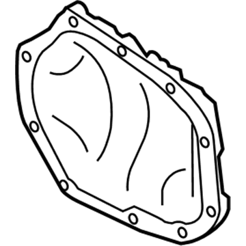 Jeep Grand Cherokee Differential Cover - 52111964AC