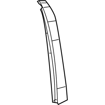 68008532AA Mopar D Pillar Panel Illustration 1 of 1