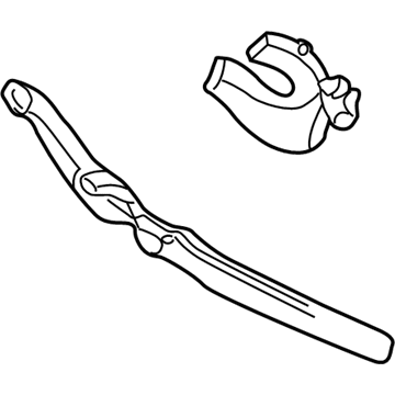 5058385AA Mopar Duct-Air To Rear Seat Illustration 1 of 1
