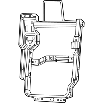 68272059AC Mopar Front Seat Back Frame Illustration 1 of 1