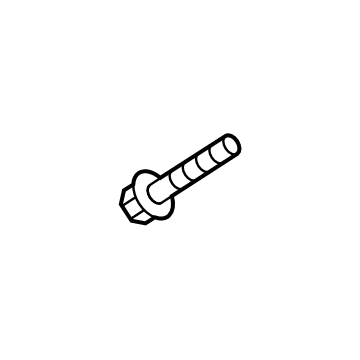 6512788AA Mopar Hex Flange Head Bolt Illustration 1 of 1