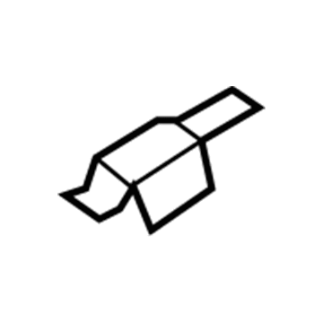 4894704AC Mopar Grab Handle Bracket Illustration 1 of 1