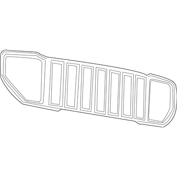 5KH101DAAD Mopar Radiator Grille Illustration 1 of 1