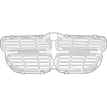 2002 Dodge Stratus Grille - 4805651AA