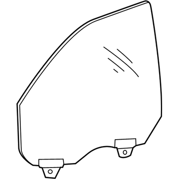 Mopar 68104919AA Front Door Glass 68104919AA Mopar Front Door Glass Illustration 1 of 1