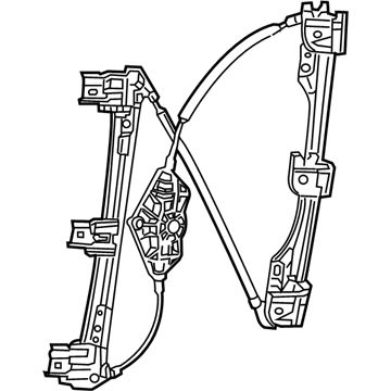 Chrysler 200 Window Regulator - 68249042AA