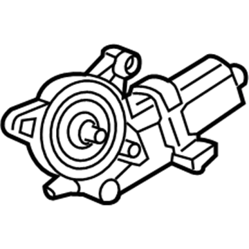 Mopar 68249048AA Window Regulator 2 Pin Motor 68249048AA Mopar Window Regulator 2 Pin Motor Illustration 1 of 1