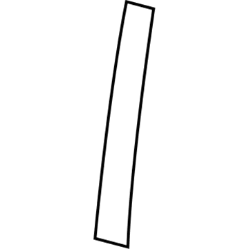 Mopar 4805815AD Front Door Applique 4805815AD Mopar Front Door Applique Illustration 1 of 1