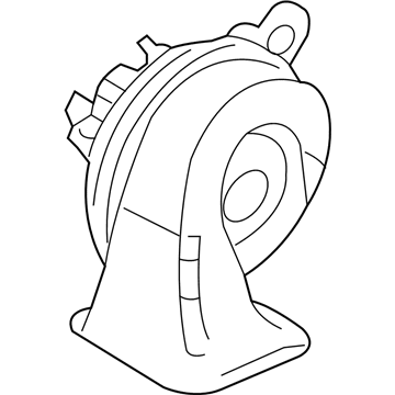 68105180AA Mopar Horn Illustration 1 of 1