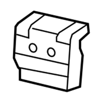 5183673AA Mopar Cover-HEADREST Mechanism Illustration 1 of 1