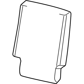 1DU961UYAA Mopar Rear Seat Back Illustration 1 of 1