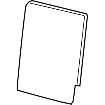 1DU461J3AA Mopar Seat Belt Bezel Illustration 1 of 1