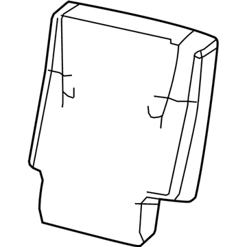1DU89BDDAA Mopar Rear Seat Back Illustration 1 of 1