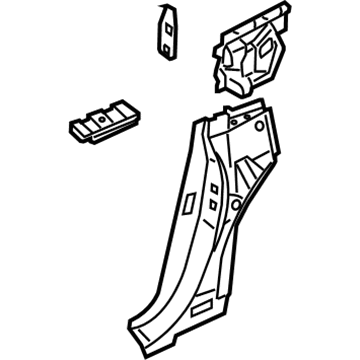 5097459AA Mopar Pillar-Center Illustration 1 of 1