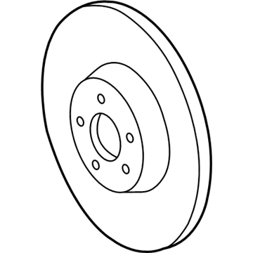 5066151AA Mopar Brake Backing Plate Illustration 1 of 1