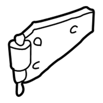 2002 Jeep Wrangler Door Hinge - 55176368