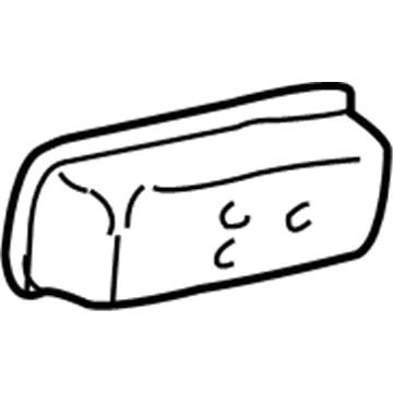 55176383AE Mopar Handle Exterior Door Illustration 1 of 1