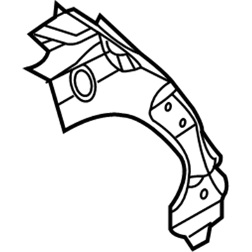 4894728AD Mopar D Pillar Upper Reinforcement Illustration 1 of 1