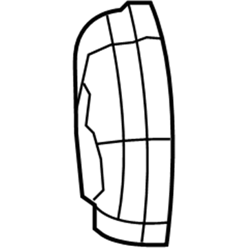 5109361AA Mopar Wheelhouse Inner Panel Illustration 1 of 1