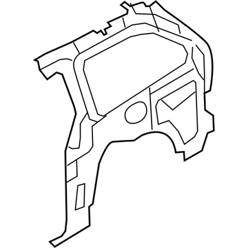 4894699AP Mopar Quarter Inner Panel Illustration 1 of 1